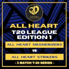 Announcing the first edition of the All Heart T20 League, an internal 3-match series between the All Heart Mesmerizers and the All Heart Strikers.