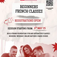 Registrations for our Summer 2025 beginner session are now open. We offer a variety of batches including weekday, weekend, online, and crash courses to build a strong foundation in French.
