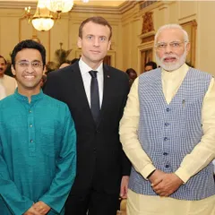 It was a profound honor to perform for the Honorable Prime Minister of India, Shri Narendra Modi, and the President of France, Mr. Emmanuel Macron. This performance was a highlight of my career, bridging cultures through music.