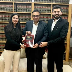 Presenting my book to the renowned Senior Advocate Sh. Pradeep Rai, Vice President of the Supreme Court Bar Association. It is a privilege to have my work recognized by leaders in our field who inspire us with their integrity.