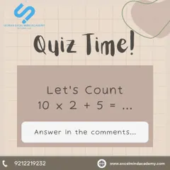 It's quiz time. Here's a quick math problem to test your skills. Engaging with puzzles like these helps sharpen the mind and makes learning fun. Can you solve it?
