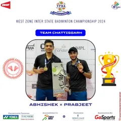 Team Chattisgarh, featuring my players Abhishek and Prabjeet, crowned champions at the West Zone Inter-State Team Championship.
