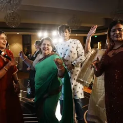 The dance floor was packed all night at this private event in Hyderabad. We love seeing guests let loose and have a great time.