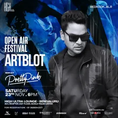 My flyer for the Open Air Festival at High Ultra Lounge, where I supported the worldwide sensation Pretty Pink for a sunset-to-late-night experience.