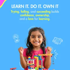 This smile of accomplishment says it all. I foster an environment where kids learn to try, fail, and ultimately succeed, building not just models, but also the confidence to own their achievements.