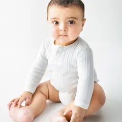 A moment of quiet contemplation. I love when babies give me these thoughtful, pensive looks. It shows a different side of their personality beyond just smiles, and it’s just as precious.