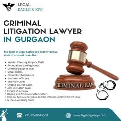 As a leading criminal law firm in Gurgaon, we have deep expertise in handling criminal litigation related to financial matters. We provide the best possible legal assistance in cases of financial fraud, criminal breach of trust, and cheque bounce issues.