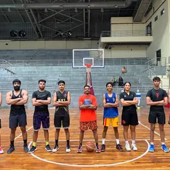 Sweat now, shine later. The whole squad together after a tough practice. We are all in this together.