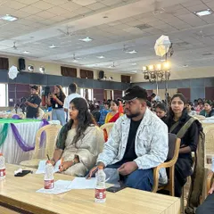 A clear view from the judge's panel at Seshadripuram Degree College. I'm here to spot more than just steps; I'm looking for originality, artistry, and the unique style each team brings to the floor 💫