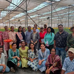 Another shot of our trainees from the Kumbalgodu workshop. We are proud to foster a community where knowledge empowers and women lead the way in agriculture.