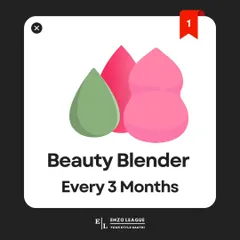 A beauty blender can harbor a lot of bacteria. For the health of your skin, I strongly recommend replacing it every three months, even with regular cleaning.