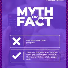 Myth or Fact? We tackle the common belief that rest days slow you down. The truth is, your muscles grow while you rest, making recovery an essential part of your progress.