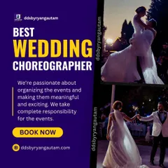 Whether it's a classic ballroom lift or a romantic pose, I choreograph couple dances that create beautiful, picture-perfect moments for your wedding album.