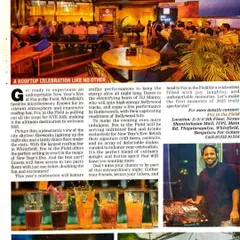 Featured in this article for the 'Glitz N Glam 2025' New Year's Eve party at Fox in the Field. It was a rooftop celebration with fireworks and non-stop music to ring in the new year.