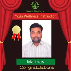 Congratulations to Madhav for completing his 200-hour Yoga Teacher Training and becoming a certified Yoga Wellness Instructor through the Yoga Certification Board.