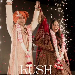A moment of pure, uninhibited joy. Kush and Harita celebrate their union in Mumbai, surrounded by the energy of their loved ones. This is the kind of explosive happiness I live to capture.
