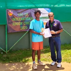 This is what hard work looks like. We are proud to see our player, Mahit Mekala, clinch the Singles title at the ITF J30 in Colombo. Our goal is to prepare athletes for success on national and international stages.