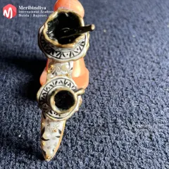 Another view of the 3D teacup nail art, highlighting the delicate handle and saucer details. Learning this technique opens up a world of creative possibilities for high-end clients.