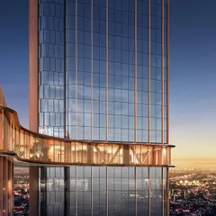 The Skydeck Connector of our upcoming Mumbai project sits 120m above the city. It's an illuminated bridge that will house fine dining, premium workspaces, and an observatory, creating a glowing horizontal beacon on the skyline.