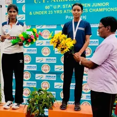 A moment of pride as my athlete stands on the podium at the 60th U.P. State Open Junior Athletics Championships. This is what we work for every single day.