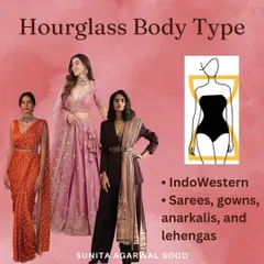 Here are my styling tips for the hourglass body type for this shaadi season.