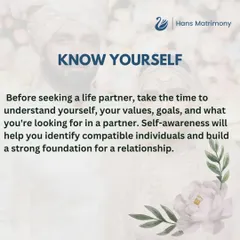 Before you start your search, take time to understand your own values and goals. This self awareness will help you identify a compatible partner and build a strong foundation.