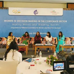 Attending an event on 'Women in Decision Making' organized by the National Commission for Women and FICCI FLO Mumbai. It was an honor to be among inspiring women leaders and discuss breaking barriers in the corporate sector.