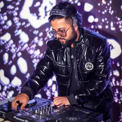 In the zone at E-Bowl, a club gig in Gurgaon. I believe in being so good they can't ignore you, and I bring that attitude to every set.
