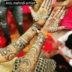 This is a new and latest bridal mehndi design, featuring a mix of floral vines and traditional Indian patterns. The way the design flows from the palm to the arm is very graceful.