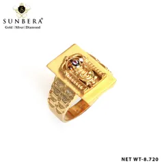 Feel the divine presence with this intricately crafted Tirupati Balaji ring. Made from 22K gold with a net weight of 8.720 grams, this ring is a powerful symbol of faith and devotion for the wearer.