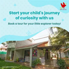 Start your child's journey of curiosity with us. Our Kothanur campus is a peaceful haven for learning, surrounded by greenery and designed to feel like a home away from home.