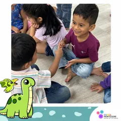 The first friendships are often the sweetest. In our mixed-age classrooms, children learn to cooperate, share, and support one another, building social skills and forming bonds that are a joy to watch.