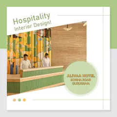The vibrant reception at Alivaa Hotel in Gurugram makes a bold statement. We collaborated with artists to create a colorful, graphic backdrop that infuses the space with energy and a youthful spirit.