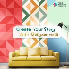 Your walls are a canvas for your story. With my designer wall services, including the exclusive Warna Collection, I can create intricate patterns and custom designs that turn any room into a personalized masterpiece.