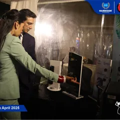 We were proud to be a key partner at The Delhiites Food & Nightlife Awards 2025. This image shows guests exploring our digital locks, as we celebrated the best in the industry with security and style.