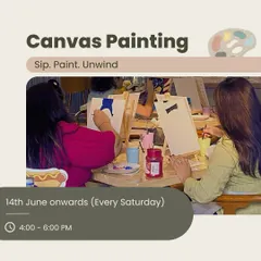 We regularly host Sip, Paint, Unwind sessions that are perfect for a relaxed team activity. Everyone gets a canvas, paints, and a chance to create something beautiful in a social atmosphere.