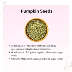 Pumpkin seeds are particularly beneficial for women's health. They are rich in zinc, which can reduce menstrual cramps, and contain phytoestrogens and magnesium to help balance estrogen and regulate blood sugar levels.