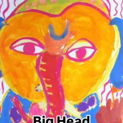 A student's interpretation of Ganesha's "Big Head," symbolizing wisdom and the importance of thinking big.