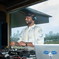 There's nothing like spinning for a sundowner with a beautiful city view. I curate specialized playlists with deep house and melodic techno to match the sophisticated, relaxed atmosphere of afternoon and evening events.