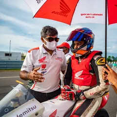 Mentorship is at the core of our training. I personally provide trackside guidance and strategic advice to each rider, ensuring they have the tactical knowledge and mental strength to compete at their best.