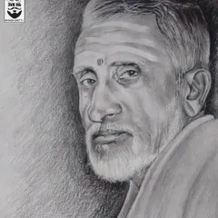 A commissioned graphite sketch of an elder, where the focus was on capturing his kind eyes and gentle expression. This type of portrait makes for a deeply personal and cherished family heirloom.