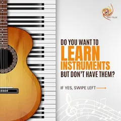 Do you want to learn an instrument but don't have one? We have the perfect solution for you.