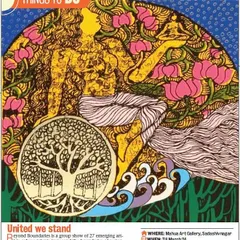 The "Beyond Boundaries" group show highlighted in Bangalore Mirror. This coverage helps bring our curated exhibitions to a wider audience of art enthusiasts.