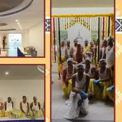 More moments from a 'Shree Jagannath Abhada' catering event. My team is dedicated to maintaining the sanctity and authenticity of the entire process, from the ritualistic cooking to the respectful way of serving the food.