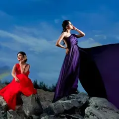 Who says you need a partner for a pre-wedding shoot? Grab your best friend and rent my colorful trail gowns for a fun and memorable photoshoot.