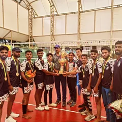 Celebrating with the winners of the Inter-Law College volleyball tournament. Congratulations boys!