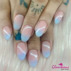 Soft, dreamy, and perfect for any season. This beautiful set features a delicate ombré blend from a soft baby pink to a gentle sky blue, creating a cotton-candy-like effect that is simply gorgeous.