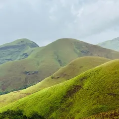 The rolling green hills of Kudremukha look like a painting, especially during the monsoon season. We love these views that stretch as far as the eye can see.