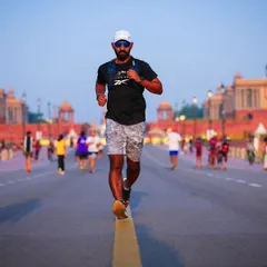 Running down the center line, owning the road. Our group runs are about finding your rhythm and pushing your limits in a supportive environment.