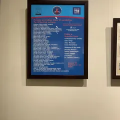 The exhibition poster listing all the participating Indian and Russian artists.